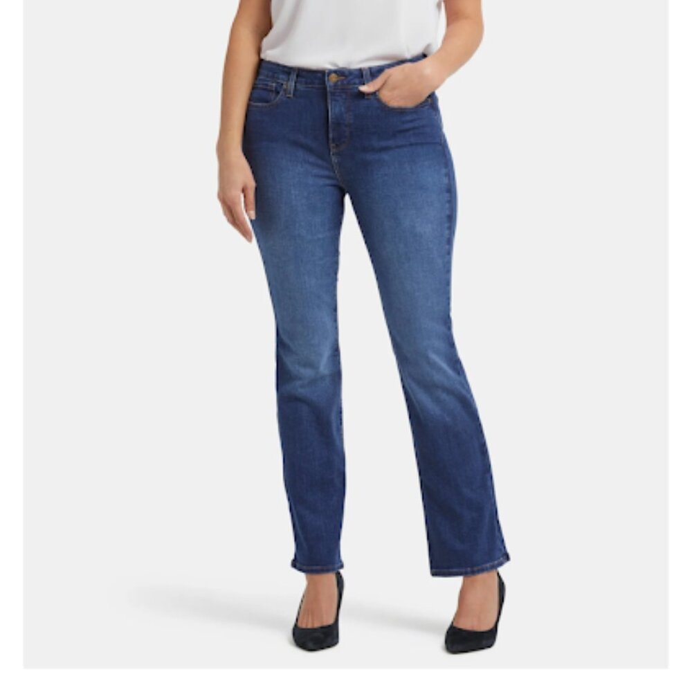 NYDJ Barbara Boot Cut Dark Wash Jeans, Size 12